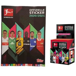 Topps Bundesliga Sticker Leeralbum + Display