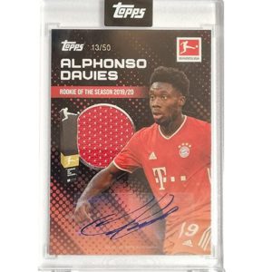 Topps Alphonso Davies Rookie of the Year 2019-20 Autogramm 13/50