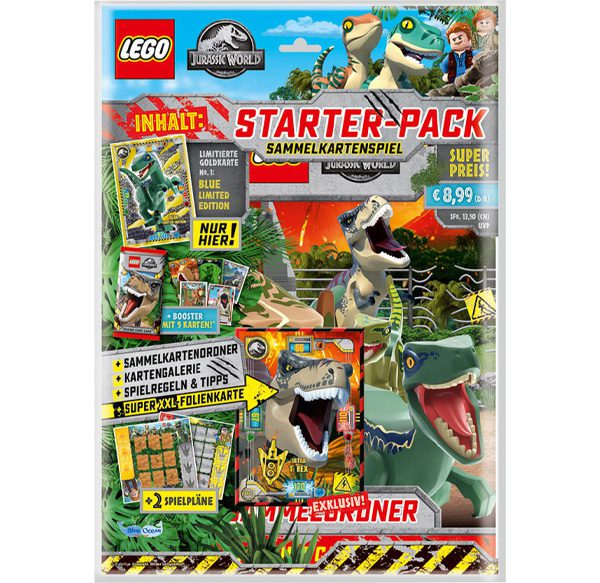 Sammelsticker Blue Ocean LEGO Jurassic-World 2 verschiedene Multipacks 