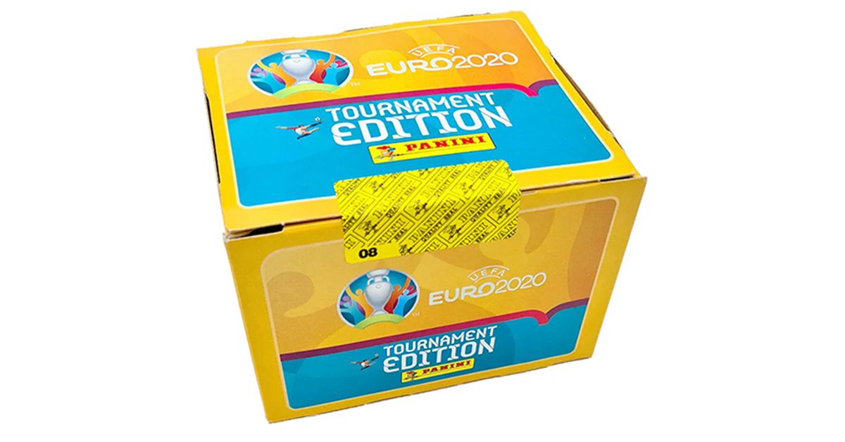 Panini EURO EM 2020 Tournament Edition 2 x Display 200 Tüten Sticker 