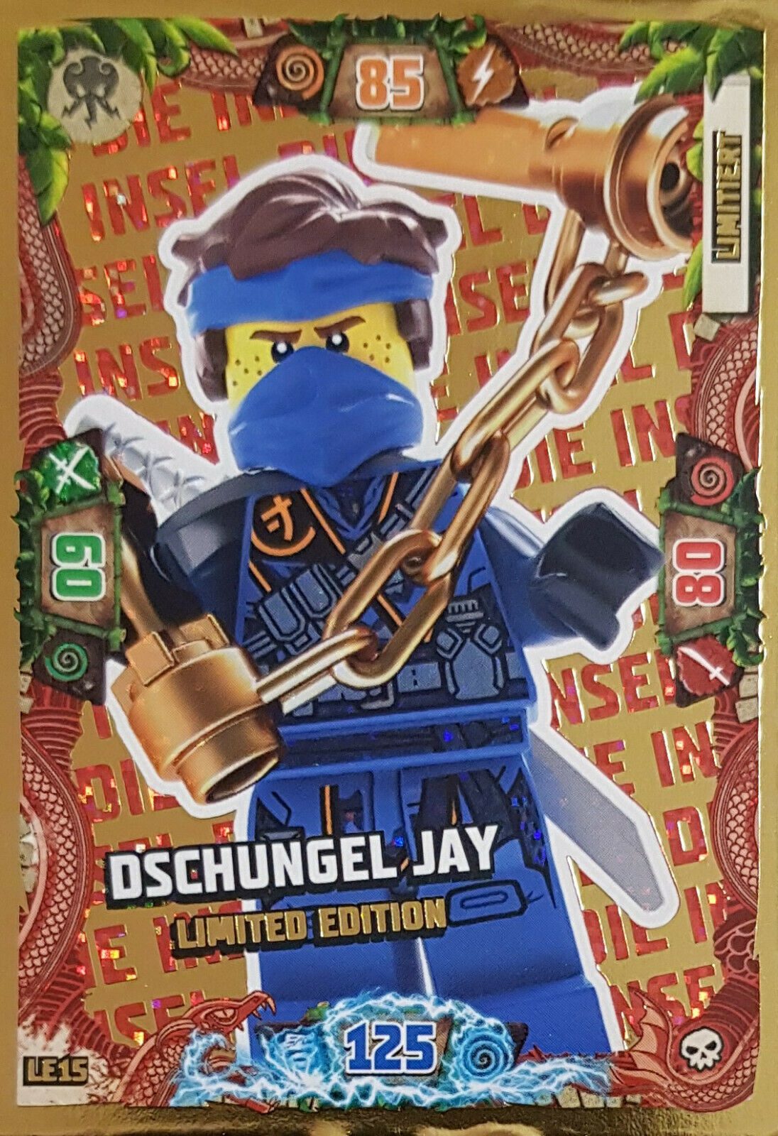 LEGO Ninjago Serie 5 Karte Nr Limitierte Karte Digi Jay LE06 Sonstige