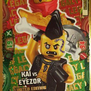 Lego Ninjago Serie 6 Die Insel TCG Limited Edition Karte LE26 Kai vs Eyezor 