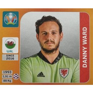 Panini EURO 2020 Sticker Nr 100 Danny Ward