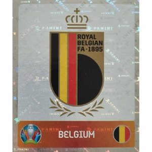Panini EURO 2020 Sticker Nr 123 Belgium Logo