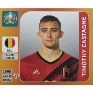 Panini EURO 2020 Sticker Nr 128 Timothy Castagne