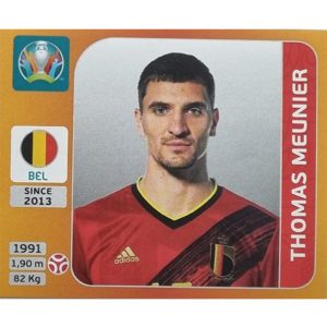 Panini EURO 2020 Sticker Nr 130 Thomas Meunier
