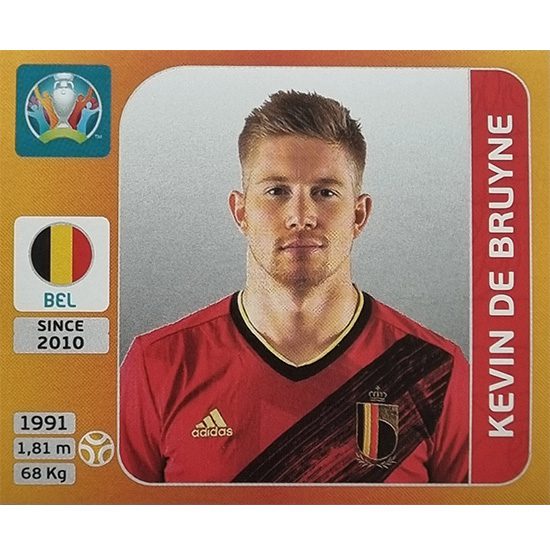 Panini EURO 2020 Sticker Nr 132 Kevin De Bruyne