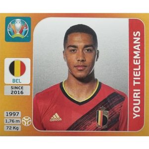 Panini EURO 2020 Sticker Nr 134 Youri Tielmans