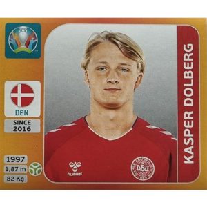 Panini EURO 2020 Sticker Nr 172 Kasper Dolberg
