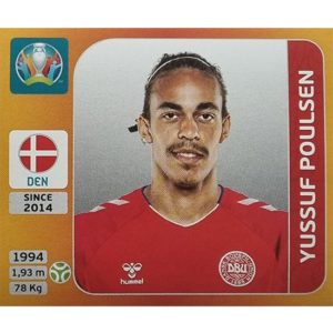 Panini EURO 2020 Sticker Nr 173 Yussuf Poulsen