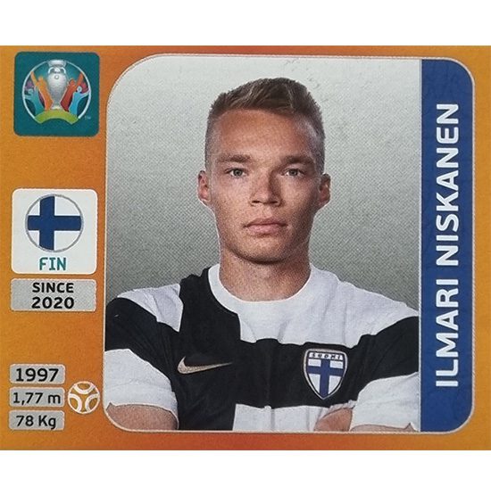 Panini EURO 2020 Sticker Nr 190 Ilmari Niskanen