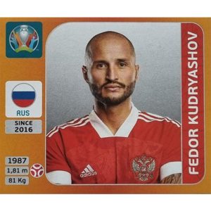 Panini EURO 2020 Sticker Nr 215 Fedor Kudryashov