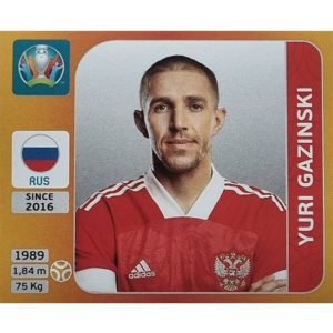 Panini EURO 2020 Sticker Nr 221 Yuri Gazinski