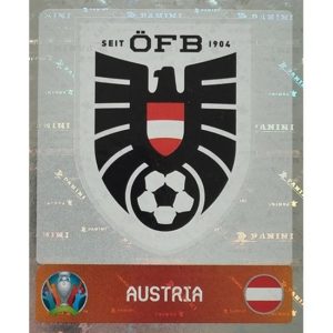 Panini EURO 2020 Sticker Nr 235 Austria Logo