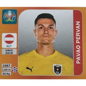 Panini EURO 2020 Sticker Nr 236 Pavaro Pervan