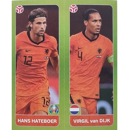 Panini EURO 2020 Sticker Nr 264 Hateboer Van Dijk