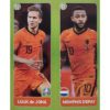 Panini EURO 2020 Sticker Nr 267 De Jong Depay