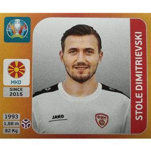 Panini EURO 2020 Sticker Nr 290 Stole Dimitrievski