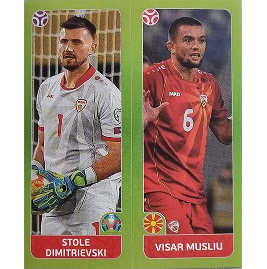 Panini EURO 2020 Sticker Nr 310 Dimitrievski Musliu