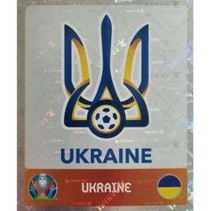 Panini EURO 2020 Sticker Nr 322 Ukraine Logo