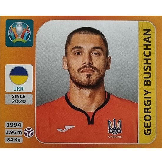 Panini EURO 2020 Sticker Nr 324 Georgiy Bushchan