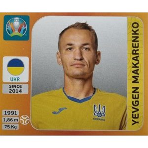 Panini EURO 2020 Sticker Nr 334 Yevgen Makarenko