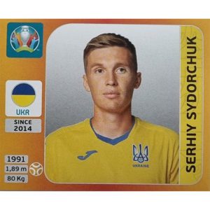 Panini EURO 2020 Sticker Nr 337 Serhiy Sydorchuk