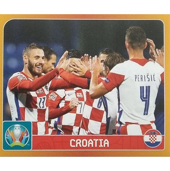Panini EURO 2020 Sticker Nr 343 Croatia