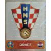 Panini EURO 2020 Sticker Nr 347 Croatia Logo