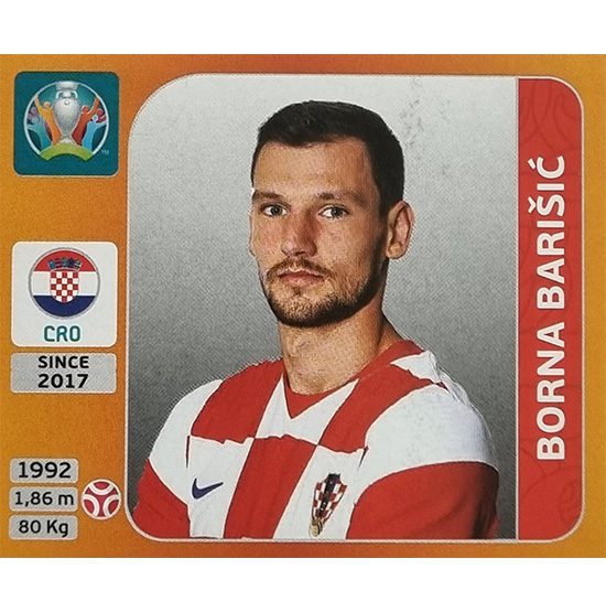 Panini EURO 2020 Sticker Nr 350 Borna Barisic