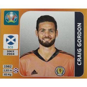 Panini EURO 2020 Sticker Nr 436 Craig Gordon