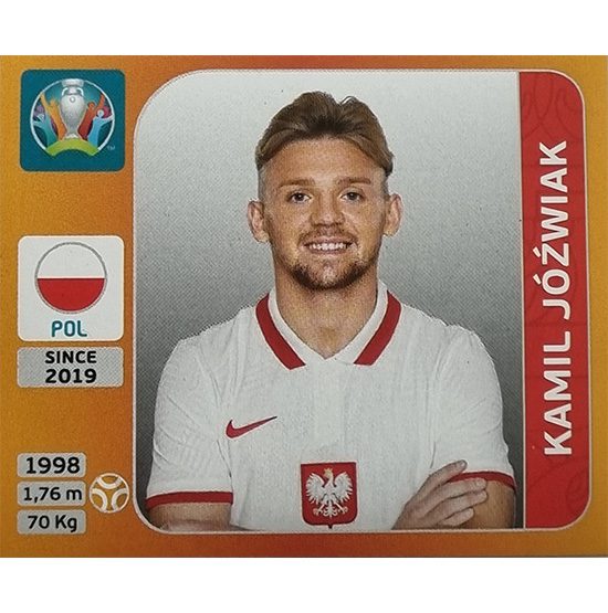 Panini EURO 2020 Sticker Nr 471 Kamil Jozwiak