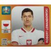 Panini EURO 2020 Sticker Nr 477 Robert Lewandowski