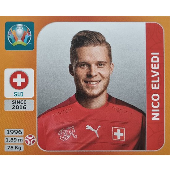 Panini EURO 2020 Sticker Nr 048 Nico Elvedi