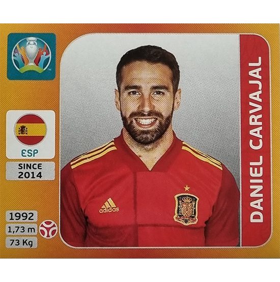 Panini EURO 2020 Sticker Nr 516 Daniel Carvajal