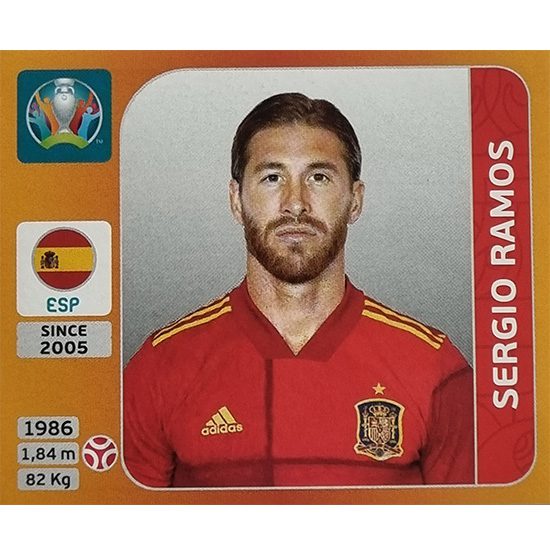 Panini EURO 2020 Sticker Nr 521 Sergio Ramos