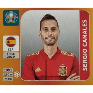 Panini EURO 2020 Sticker Nr 522 Sergio Canales