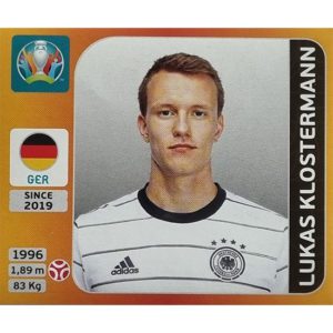 Panini EURO 2020 Sticker Nr 609 Lukas Klostermann