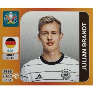 Panini EURO 2020 Sticker Nr 613 Julian Brandt