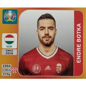 Panini EURO 2020 Sticker Nr 629 Endre Botka