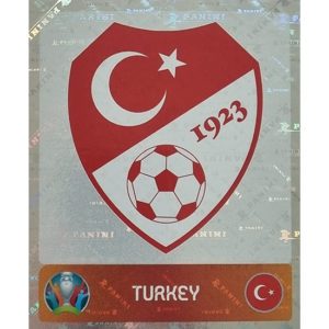 Panini EURO 2020 Sticker Nr 065 Turkey Logo