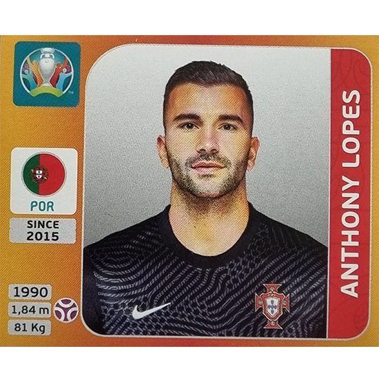 Panini EURO 2020 Sticker Nr 660 Anthony Lopes