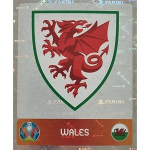 Panini EURO 2020 Sticker Nr 098 Wales Logo