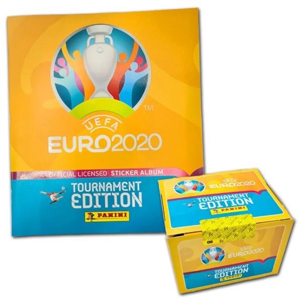 Panini EURO 2020 Tournament Edition Sticker Album + Display