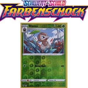 Pokémon Farbenschock Blanas 011/185 REVERSE HOLO