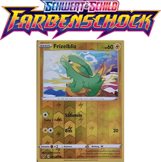 Pokémon Farbenschock Elezeba 053/185 REVERSE HOLO