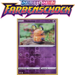 Pokémon Farbenschock Dedenne 077/185 REVERSE HOLO