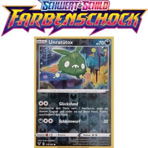 Pokémon Farbenschock Unratütox 110/185 REVERSE HOLO
