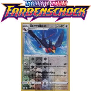 Pokémon Farbenschock Schwalboss 134/185 REVERSE HOLO