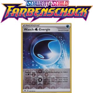 Pokémon Farbenschock Wasch-Energie 165/185 REVERSE HOLO